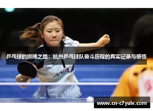 乒乓球的拼搏之路：杭州乒乓球队奋斗历程的真实记录与感悟